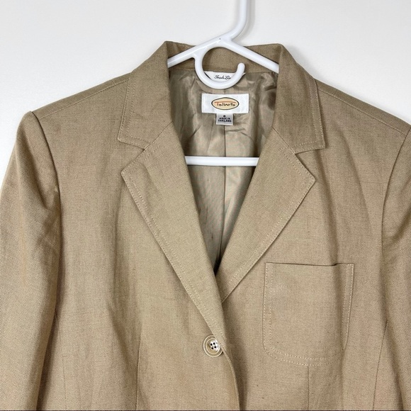 Talbots Irish Linen Beige Blazer - Picture 4 of 13
